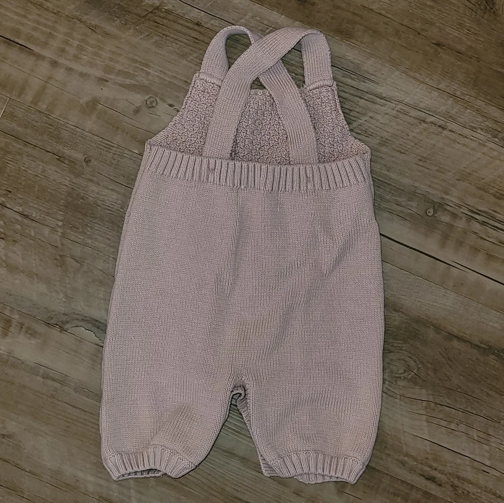 Auro Mesa Crochet Mauve Romper Size 12 Months